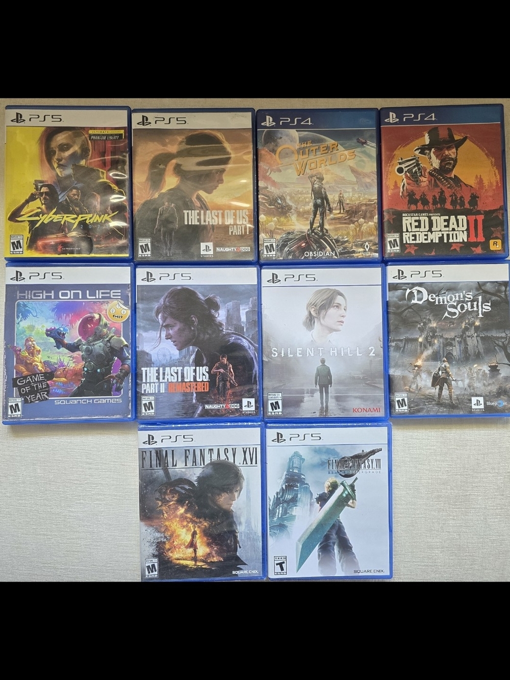 Sony PlayStation Game Set - Mixed PS4 & PS5 Titles